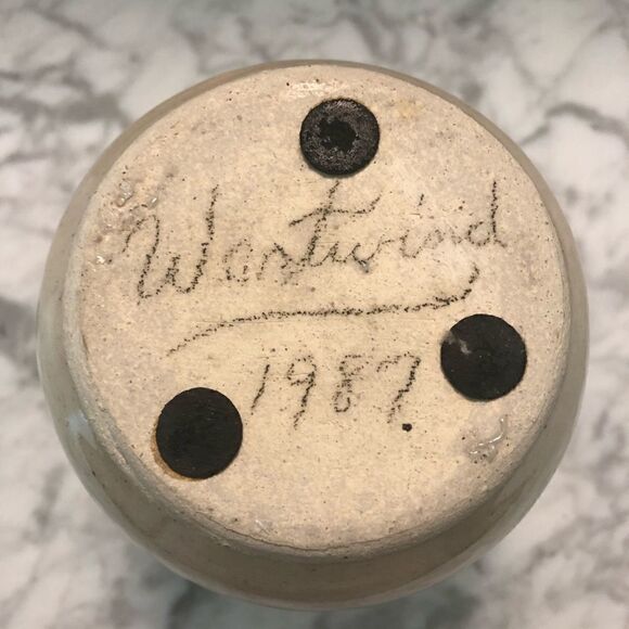 Vintage Westwinds 1987 Studio Pottery Vase - Picture 4 of 4